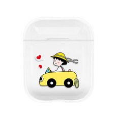 TAEDRO Market 透明角色AirPods 1 / 2保護殼, 玩具車, 單一商品