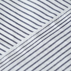 천팜 대폭 30수 선염면 푸린 스트라이프 원단, 그레이 1472, 1개