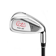 PGM Golf PICK CAT 7號鐵桿 黑色, 38度, 無