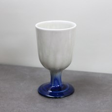 달소금 도자기 와인잔 대 160ml, 블루, 1개