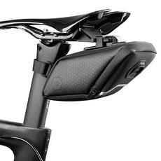 CoolChange 防水自行車馬鞍包 B037, 黑色的, 1個