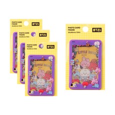 BT21 포토카드 프레임 10매, 옐로우, 4세트