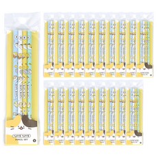 PINKFOOT 貓咪圖案B鉛筆 4支組 混色 20支