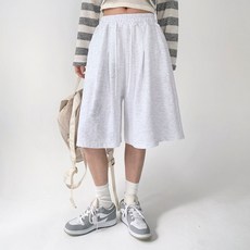 Planday 女款Bells細褶百慕達鬆緊短褲