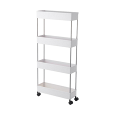 Shemano移動式4層縫隙收納櫃, 混色