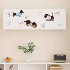 Soksokchaeum 壁掛式冷氣機罩, 小狗 02