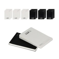 Day Story PP室內記事本筆記本 F7 2種組, 黑，白, 10組