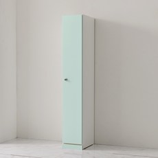 가구의가치 락카장 캐비넷 사물함 옷장 고객직접설치, 파스텔민트, 1단