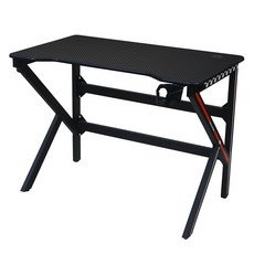 1인용 컴퓨터 게이밍 조립 책상 K 1200, 블랙