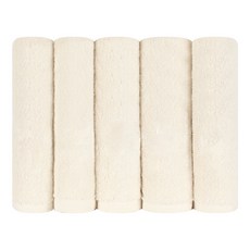 Songwol 松月 有機精梳棉素色擦手巾, 未染色, 5條