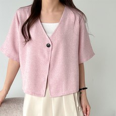 봉봉스토리 쿠아하다 트위드 임산부 자켓