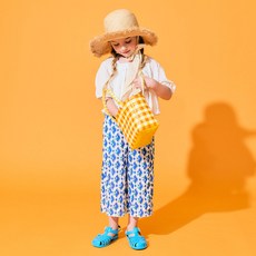 라라아망 여아용 냉감 통기성 요루플라워 팬츠