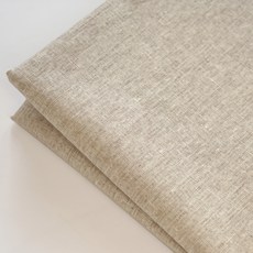 材質防潑水亞麻10支紗布料, 01燕麥色