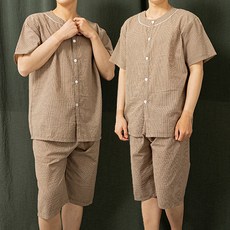 TERAWOOD 千鳥格紋短袖睡衣上下兩件組