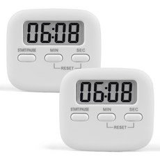 bruma 數位廚房計時器 BT-05, 白色, 2個