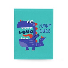 大頭恐龍插畫多用途門/層架魔鬼氈門簾, 07