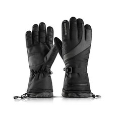 GOLOV.EJOY 男女通用滑雪保暖觸控手套, 黑色的