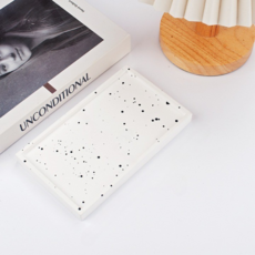 Ilsangsokbanzzak 現代風飾品託盤 長方形, 墨色