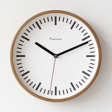 MJK 255 復古木質掛鐘, 淺棕色