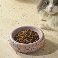 PASTEL PET 寵物 Doodle 甜甜圈單層食碗 FREE(5.5 x 18 cm), 1個, 紫色