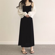 Withhuilin 女款 July 短版開襟衫 + 連身裙套裝