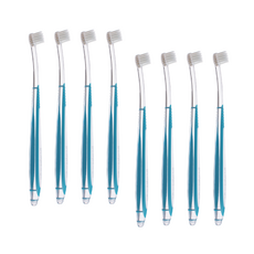 BonNee Pet103 柔軟高級寵物牙刷 ss 7入 + 隨機 1入, 藍色, 1套