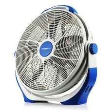 DAE WOONG Morningcom大型箱型電風扇 高型電風扇 CZ-VN9217, 灰色+藍色