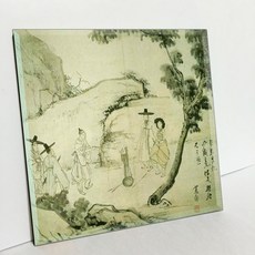 TDP 名畫磁磚 E32 申潤福 林下投壺