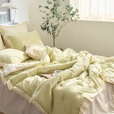 THEPLEO 60支紗純棉鋪棉被, 薄荷綠