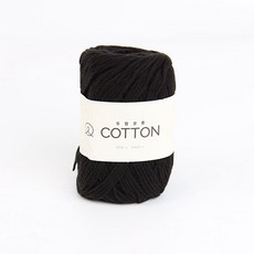 柔軟編織毛線, 2個, 黑色的