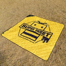 JERA Super Sweet 野餐露營捲式防水布料帳篷墊, 混合色