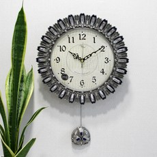 靜音風鈴草高級鑄物擺錘掛鐘 HSC-570, 錫