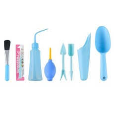 多肉植物用園藝工具 21藍色 8件組, 1套