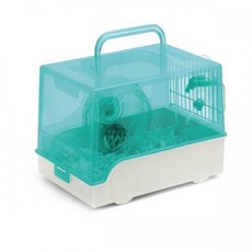 뉴에이지 미니버스 햄스터 케이지 NA-H161, 그린, 1개
