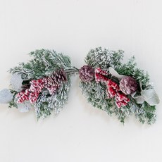 flowertree 室內牆面裝飾品掛飾 75cm, 雪松果