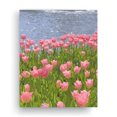 wemakepainting DIY名畫繪畫鬱金香與Yunseul魔法, 混色