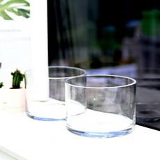 Garden in the City 圓形玻璃杯 2入, 單一顏色