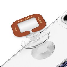 트라이코지 사각 미러 체인지 스마트톡, 브라운, 1개