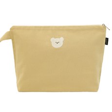 SEMOMS 印花刺繡收納包, 黃色