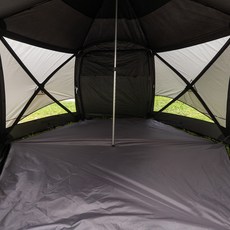 아이두젠 육각 그라운드시트 방수포 일반형 옥타곤 MAX 반타곤MAX 호환, 블랙