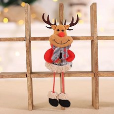 造型玩偶掛飾 麋鹿款1號 2入, 混合顏色