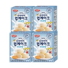 베베스트 처음먹는 우리아이 컵케이크, 우유맛, 80g, 4개