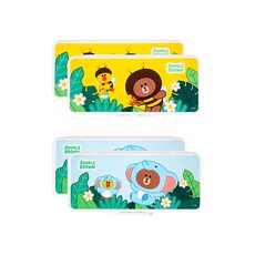 STUDIO EIGHT Brown&Friends調色盤2件組 2款, 1組