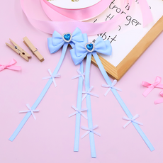 Bidangil Linky 愛心蝴蝶結髮夾 2入