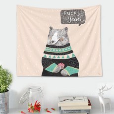 北歐插畫壁掛薄布織品海報 123 GT3019 23 + 夾子, 無框