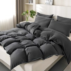 소하임 하이퍼소프트 방수 이불커버, 챠콜그레이