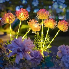 LED太陽能花朵戶外照明, 混合顏色