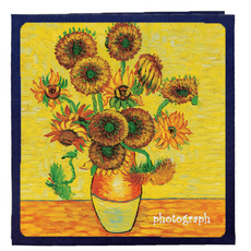 Star 梵谷藝術相簿 32.5 x 33.5 x 3 cm, 07 向日葵 黑色, 20張