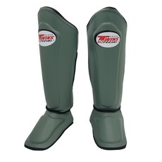 TWINS SPECIAL Twins 跆拳道護腿左右套裝 SGL10, 橄欖, 1組