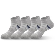 Crocodile 鱷魚 男士運動氣墊壓縮舒適運動短襪套組, 灰色